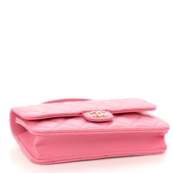 Chanel classic wallet on chain quilted lambskin mini - Picture 3 of 9